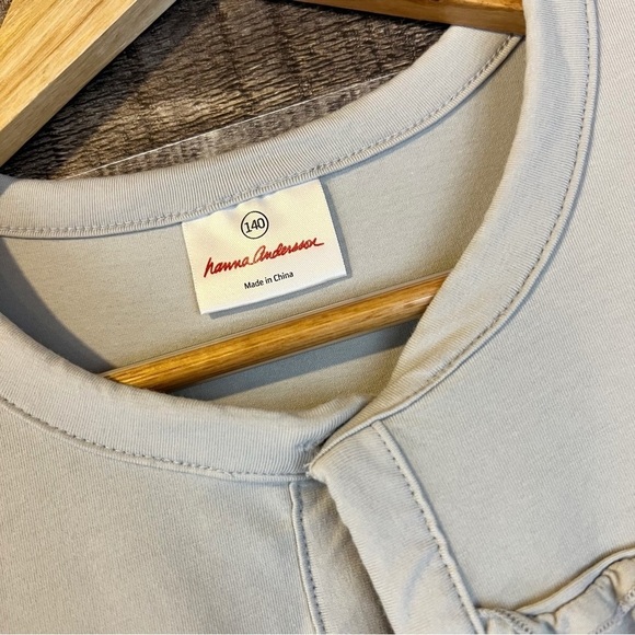 Hanna Andersson Grey Tiered Ruffle Cardigan - Picture 3 of 5